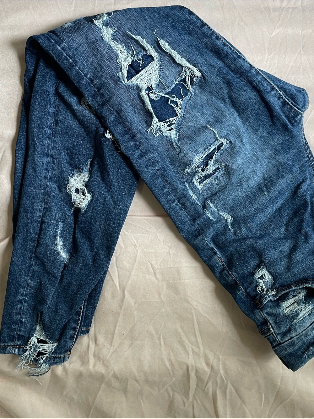 American Eagle Outfitters Distressed High Rise Jeggings